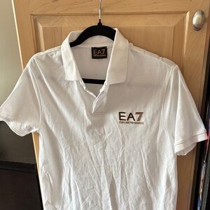 Emporio Armani Men’s/Ladies EA7 White Polo Shirt-S